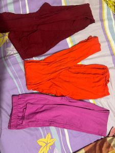 Bundle of 3 Colorful Leggings