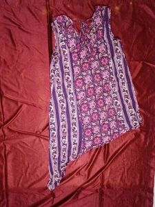 Vibrant Floral Print Kurta
