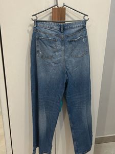 westside waist 32- Trendy Ripped Blue Denim Jeans