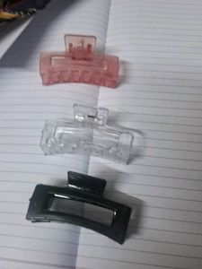 Set of 3 Hair Claw Clips