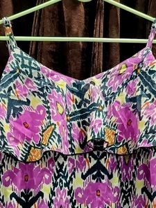 Bohemian Print Maxi Dress
