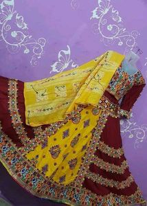 Vibrant Embroidered Lehenga Choli Set