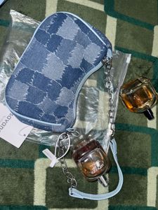 Savana Urbanic Denim Patchwork Bag