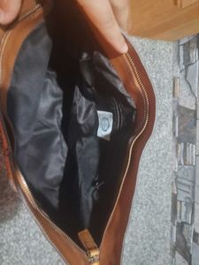 Tan Leather Hobo Bag