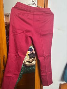 Chic Pink Tailored Trousers