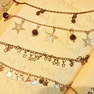 Assorted Charm Anklets