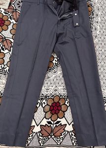 Men's Grey Formal Trousers