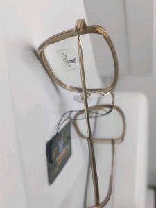 Gold Square Frame Eyeglasses
