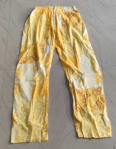 Yellow Printed Kurta Set
