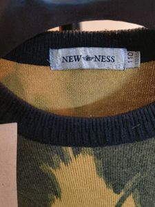 New Korean Argyle Knit Sweater