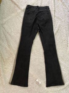 Flare Jeans with Contrast Panels