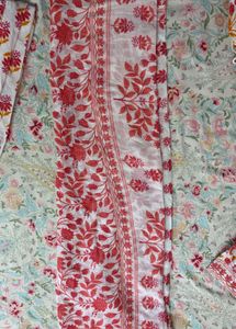 Elegant Pink Floral Kurta Set