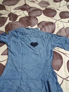 blue kurti or top long