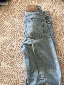 Distressed H&amp;M Wide Leg Jeans
