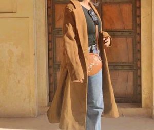 Elegant Brown Trench Coat