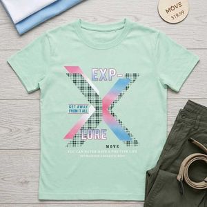 Graphic Print Long Sleeve Top combo of 3