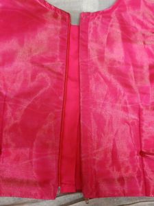 Vibrant Pink Embellished Ethnic Skirt