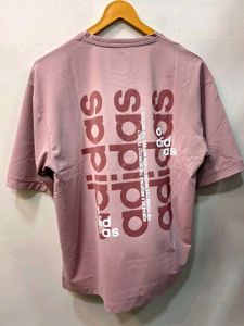 Adidas Pink Trefoil Logo T-Shirt