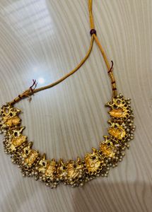 Exquisite Gold Plated Pearl Necklace