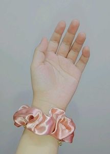 Soft Silk/Satin Scrunchie set of 2 at ₹130 only