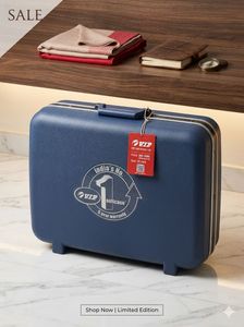 vintage VIP Hard-Case Blue Suitcase (22 Inch) - Un