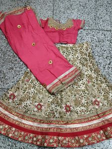 Stunning Embroidered Lehenga Choli Set