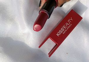 Kiss Beauty  red Matte Lipstick combo