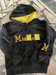 Black & Yellow Graphic Hoodie