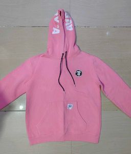 Aape Pink Hoodie Unisex Size M