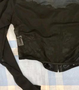 Sheer Lace Corset Top