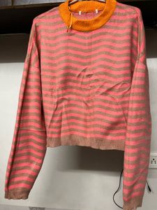 Striped Knit Sweater🩷🩷