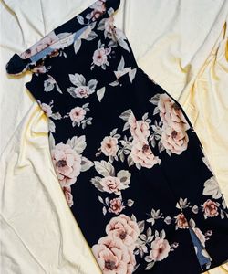 Chic Floral Off-Shoulder Dress