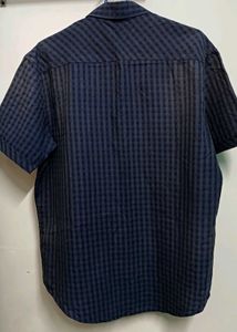 Men's Checked Casual Shirt - Blue