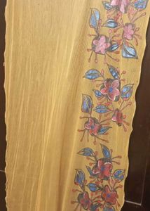 Hand-Painted Floral Dupatta