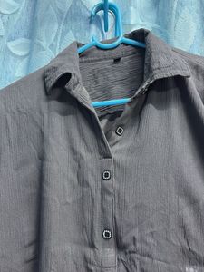 grey shirt style tunic