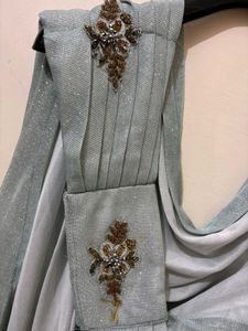 Elegant Shimmer Lehnga With Chikankari Blouse