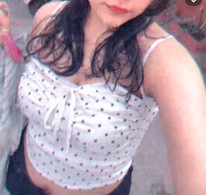 White Polka Dot Cami Top