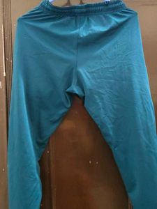 Teal Athletic Track Pant and lower set of three