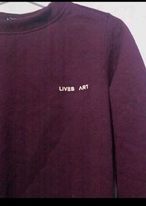 Burgundy and sea blue Sweatshirt combo