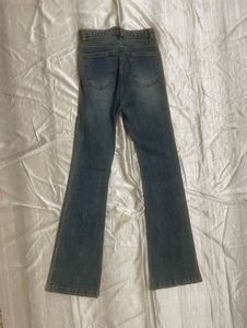 Vintage Wash Flare Jeans