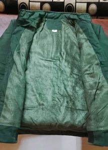 green jacket size XL and L comfortable
