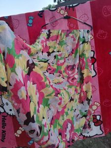 Floral Cotton stole