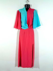 Pink & Blue Co-Ords Set For Women's