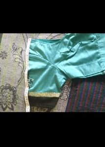 Beautiful Teal Saree Blouse