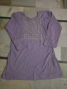 Stylish Lavender Kurta Set with Pants