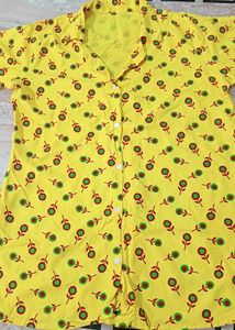 New Yellow Floral Co- ord Set