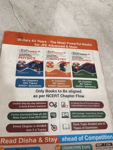 43 Years JEE Mains and ADV Solved Papers Chemistry