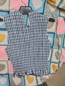 Cute Gingham Smocked Crop Top 🤌🤌✨