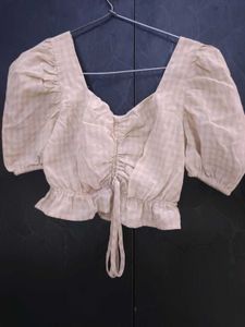 Chic Ruched Cropped Top