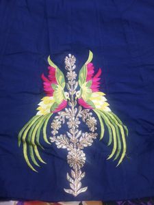 Very Beautiful Embroidery Gawn
